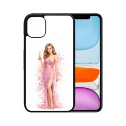 Ochranný Kryt Creative Case 25 Žena so Šampanským pre Apple iPhone 13 / iPhone 14