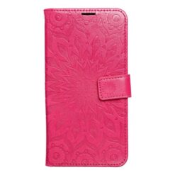 Lacné Kryty | Peňaženkové puzdro Mezzo mandala tmavoružové – Samsung Galaxy A27 5G | Lacné Kryty