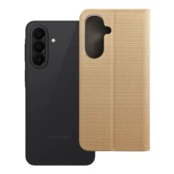 Peňaženkové puzdro Smart Senso zlaté – Samsung Galaxy A27 5G | Lacné Kryty Lacné Kryty | Peňaženkové puzdro Smart Senso zlaté – Samsung Galaxy A27 5G | Lacné Kryty