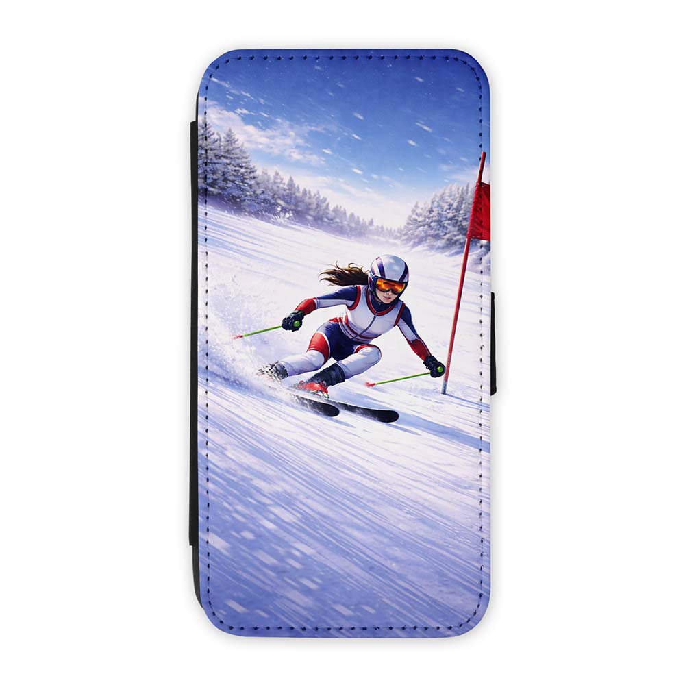Knižkové puzdro Creative Case 06 Lyžiarka – Samsung Galaxy A52 | Lacné Kryty Lacné Kryty | Knižkové puzdro Creative Case 06 Lyžiarka – Samsung Galaxy A52 | Lacné Kryty