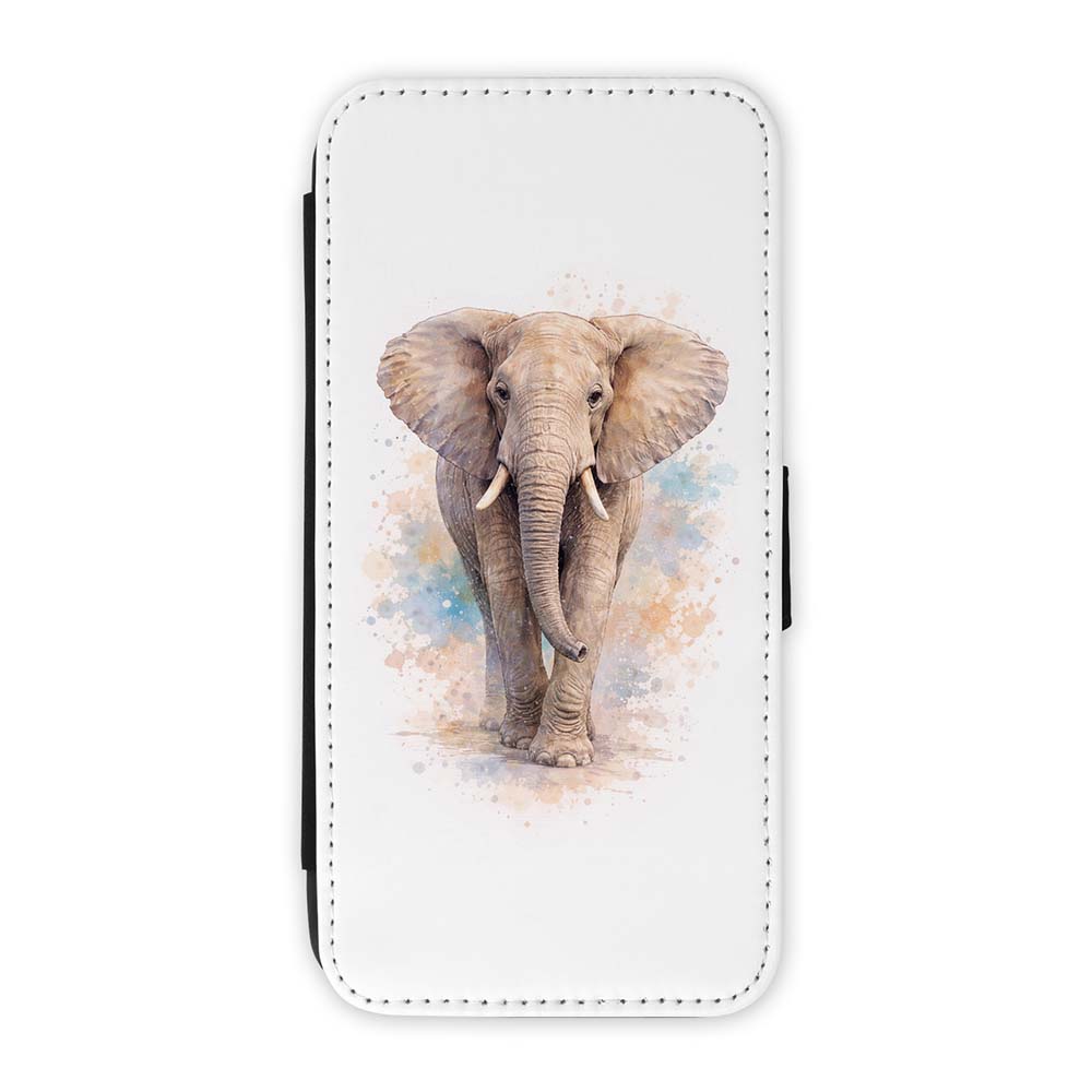 Knižkové puzdro Creative Case 30 Slon – Samsung Galaxy A12 | Lacné Kryty Lacné Kryty | Knižkové puzdro Creative Case 30 Slon – Samsung Galaxy A12 | Lacné Kryty