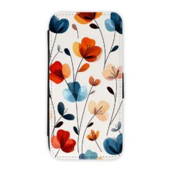 Knižkové puzdro Creative Case 53 Farebné kvety – Samsung Galaxy A27 5G