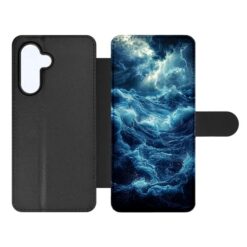 Lacné Kryty | Knižkové puzdro Creative Case 66 Búrka na mori – Samsung Galaxy A27 5G | Lacné Kryty