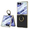 Lacné Kryty | Kryt Flower Case čierny – Samsung Galaxy Z Flip 8 | Lacné Kryty