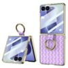 Kryt GKK Weave Texture Case modrý – Samsung Galaxy Z Flip 8 | Lacné Kryty Lacné Kryty | Kryt GKK Weave Texture Case modrý – Samsung Galaxy Z Flip 8 | Lacné Kryty