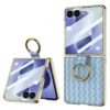 Lacné Kryty | Kryt GKK Weave Texture Case fialový – Samsung Galaxy Z Flip 8 | Lacné Kryty