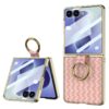 Peňaženkové puzdro Diamond Card case fialové – Samsung Galaxy Z Flip 8 | Lacné Kryty Lacné Kryty | Peňaženkové puzdro Diamond Card case fialové – Samsung Galaxy Z Flip 8 | Lacné Kryty
