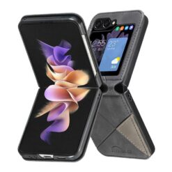 Lacné Kryty | Kryt Rhombus čierny – Samsung Galaxy Z Flip 8 | Lacné Kryty