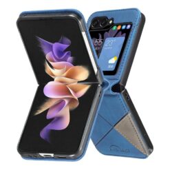 Kryt Rhombus modrý – Samsung Galaxy Z Flip 8 | Lacné Kryty Lacné Kryty | Kryt Rhombus modrý – Samsung Galaxy Z Flip 8 | Lacné Kryty