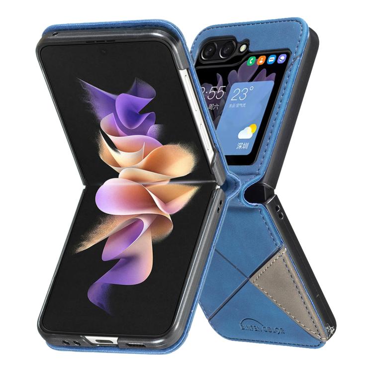 Kryt Rhombus modrý – Samsung Galaxy Z Flip 8 | Lacné Kryty Lacné Kryty | Kryt Rhombus modrý – Samsung Galaxy Z Flip 8 | Lacné Kryty