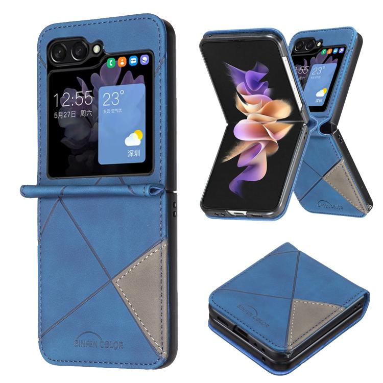 Kryt Rhombus modrý – Samsung Galaxy Z Flip 8 | Lacné Kryty Lacné Kryty | Kryt Rhombus modrý – Samsung Galaxy Z Flip 8 | Lacné Kryty
