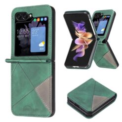 Kryt Rhombus zelený – Samsung Galaxy Z Flip 8 | Lacné Kryty Lacné Kryty | Kryt Rhombus zelený – Samsung Galaxy Z Flip 8 | Lacné Kryty