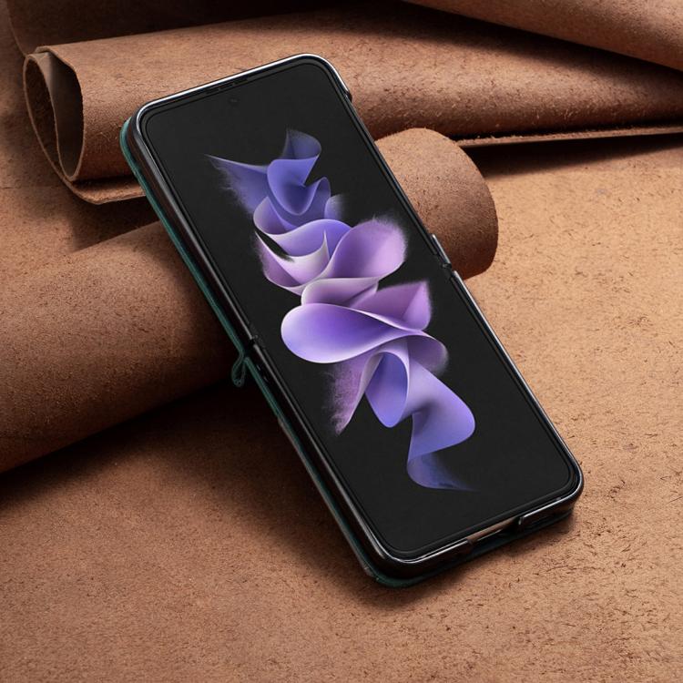 Kryt Rhombus zelený – Samsung Galaxy Z Flip 8 | Lacné Kryty Lacné Kryty | Kryt Rhombus zelený – Samsung Galaxy Z Flip 8 | Lacné Kryty