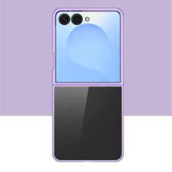 Lacné Kryty | Ochranný kryt Elegant case fialový – Samsung Galaxy Z Flip 8 | Lacné Kryty