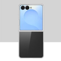 Lacné Kryty | Ochranný kryt Elegant case strieborný – Samsung Galaxy Z Flip 8 | Lacné Kryty