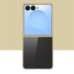 Ochranný kryt Elegant case zlatý – Samsung Galaxy Z Flip 8 | Lacné Kryty Lacné Kryty | Ochranný kryt Elegant case zlatý – Samsung Galaxy Z Flip 8 | Lacné Kryty
