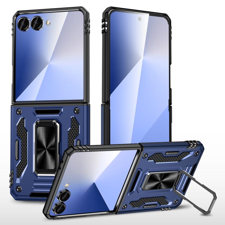 Odolný Kryt Armor case modrý – Samsung Galaxy Z Flip 7 / Z Flip 8 | Lacné Kryty Lacné Kryty | Odolný Kryt Armor case modrý – Samsung Galaxy Z Flip 7 / Z Flip 8 | Lacné Kryty