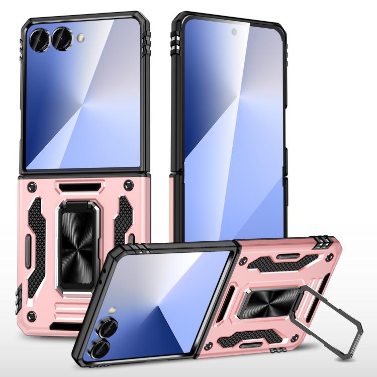 Odolný Kryt Armor case ružový – Samsung Galaxy Z Flip 7 / Z Flip 8 | Lacné Kryty Lacné Kryty | Odolný Kryt Armor case ružový – Samsung Galaxy Z Flip 7 / Z Flip 8 | Lacné Kryty