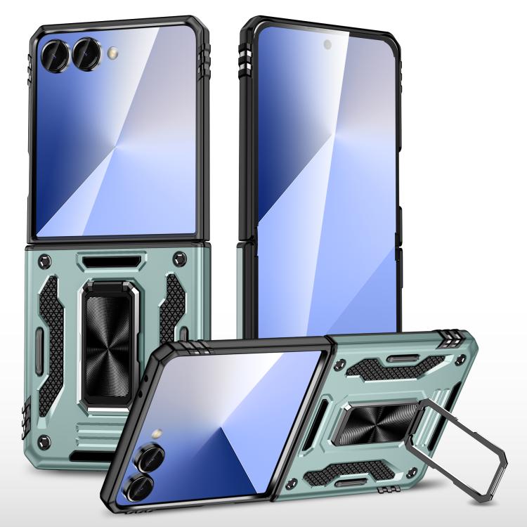 Odolný Kryt Armor case zelený – Samsung Galaxy Z Flip 7 / Z Flip 8 | Lacné Kryty Lacné Kryty | Odolný Kryt Armor case zelený – Samsung Galaxy Z Flip 7 / Z Flip 8 | Lacné Kryty