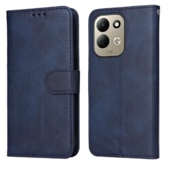 Peňaženkové puzdro Classic Leather case modré – Xiaomi Redmi 17