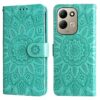 Lacné Kryty | Peňaženkové puzdro Embossing Pattern Slnečnica ružové – Xiaomi Redmi 17 | Lacné Kryty