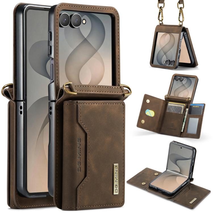 Peňaženkové puzdro Smart Wallet hnedé – Samsung Galaxy Z Flip 8 | Lacné Kryty Lacné Kryty | Peňaženkové puzdro Smart Wallet hnedé – Samsung Galaxy Z Flip 8 | Lacné Kryty