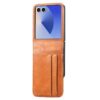 Lacné Kryty | Peňaženkové puzdro Storm Leather case červené – Samsung Galaxy Z Flip 8 | Lacné Kryty