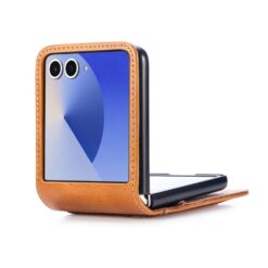 Peňaženkové puzdro Storm Leather case hnedé – Samsung Galaxy Z Flip 8 | Lacné Kryty Lacné Kryty | Peňaženkové puzdro Storm Leather case hnedé – Samsung Galaxy Z Flip 8 | Lacné Kryty