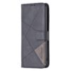 Knižkové puzdro Rhombus sivé – Xiaomi Redmi Note 17 / Redmi Note 17 5G | Lacné Kryty Lacné Kryty | Knižkové puzdro Rhombus sivé – Xiaomi Redmi Note 17 / Redmi Note 17 5G | Lacné Kryty