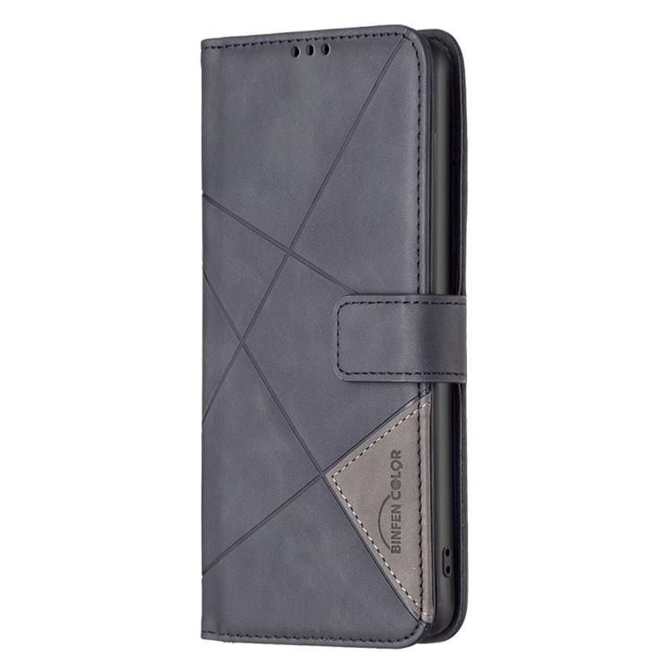 Knižkové puzdro Rhombus čierne – Xiaomi Redmi Note 17 / Redmi Note 17 5G | Lacné Kryty Lacné Kryty | Knižkové puzdro Rhombus čierne – Xiaomi Redmi Note 17 / Redmi Note 17 5G | Lacné Kryty