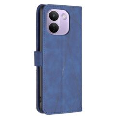 Lacné Kryty | Knižkové puzdro Rhombus modré – Xiaomi Redmi Note 17 Pro Max | Lacné Kryty