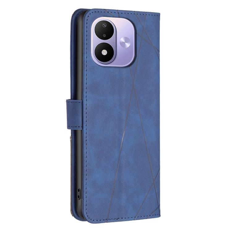 Knižkové puzdro Rhombus modré – Xiaomi Redmi Note 17 / Redmi Note 17 5G | Lacné Kryty Lacné Kryty | Knižkové puzdro Rhombus modré – Xiaomi Redmi Note 17 / Redmi Note 17 5G | Lacné Kryty