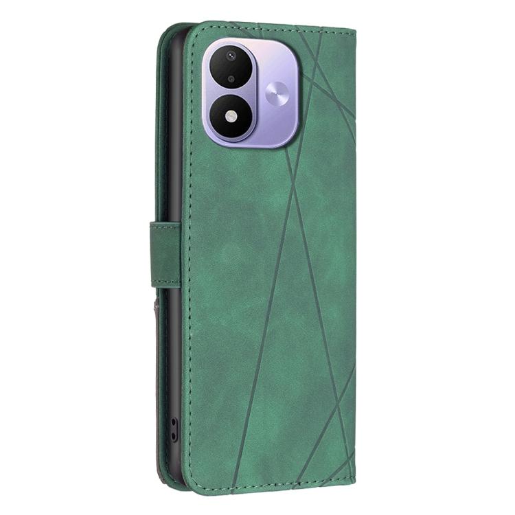 Knižkové puzdro Rhombus zelené – Xiaomi Redmi Note 17 / Redmi Note 17 5G | Lacné Kryty Lacné Kryty | Knižkové puzdro Rhombus zelené – Xiaomi Redmi Note 17 / Redmi Note 17 5G | Lacné Kryty