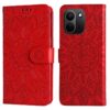 Lacné Kryty | Peňaženkové puzdro Embossing Pattern Slnečnica modré – Xiaomi Redmi Note 17 Pro Max | Lacné Kryty
