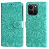 Lacné Kryty | Peňaženkové puzdro Embossing Pattern Slnečnica fialové – Xiaomi Redmi Note 17 Pro Max | Lacné Kryty