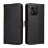 Lacné Kryty | Peňaženkové puzdro Litchi fialové – Xiaomi Redmi Note 17 / Redmi Note 17 5G | Lacné Kryty