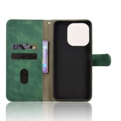 Lacné Kryty | Peňaženkové puzdro Solid zelené – Xiaomi Redmi Note 17 Pro Max | Lacné Kryty