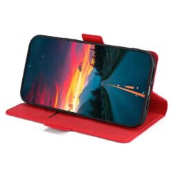 Lacné Kryty | Peňaženkové puzdro Voltage case červené – Motorola Moto G77 | Lacné Kryty