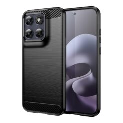 Zadný kryt Carbon čierny – Motorola Moto G77