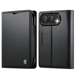 Knižkové puzdro CaseMe Case čierne – Apple iPhone Duo