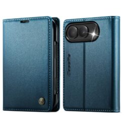 Knižkové puzdro CaseMe Case modré – Apple iPhone Duo