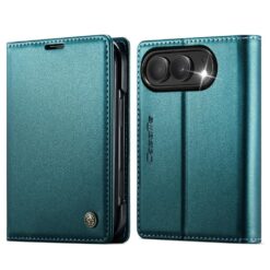 Knižkové puzdro CaseMe Case zelené – Apple iPhone Duo