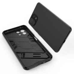 Lacné Kryty | Odolný Kryt Punk armor case čierny – Xiaomi Mi 11 Lite | Lacné Kryty