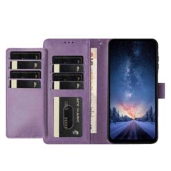 Lacné Kryty | Peňaženkové puzdro Solid fialové – Motorola Moto G57 / Moto G57 Power / Moto G67 Power | Lacné Kryty