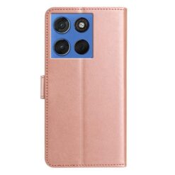 Lacné Kryty | Peňaženkové puzdro Solid ružové – Motorola Moto G57 / Moto G57 Power / Moto G67 Power | Lacné Kryty